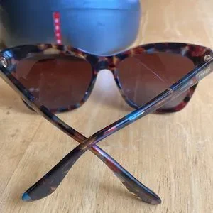 Prada | Accessories | Prada Sunglasses Spr 6p Nag Brown Teal  display picture 3